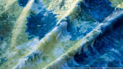 Fiber Arts: Ice Dyeing Fiber Arts: Ice Dyeing