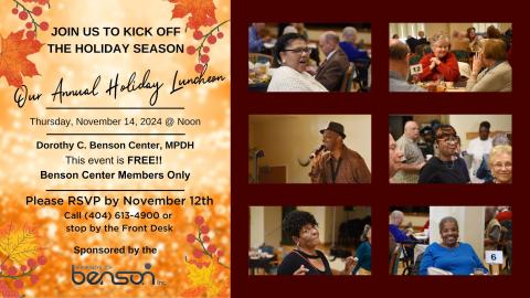 Annual Holiday Luncheon Annual Holiday Luncheon